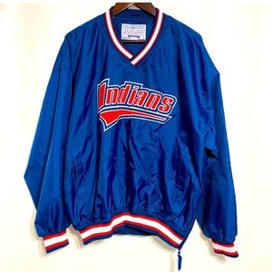 Vintage~Cleveland Indians Pull Over Jacket